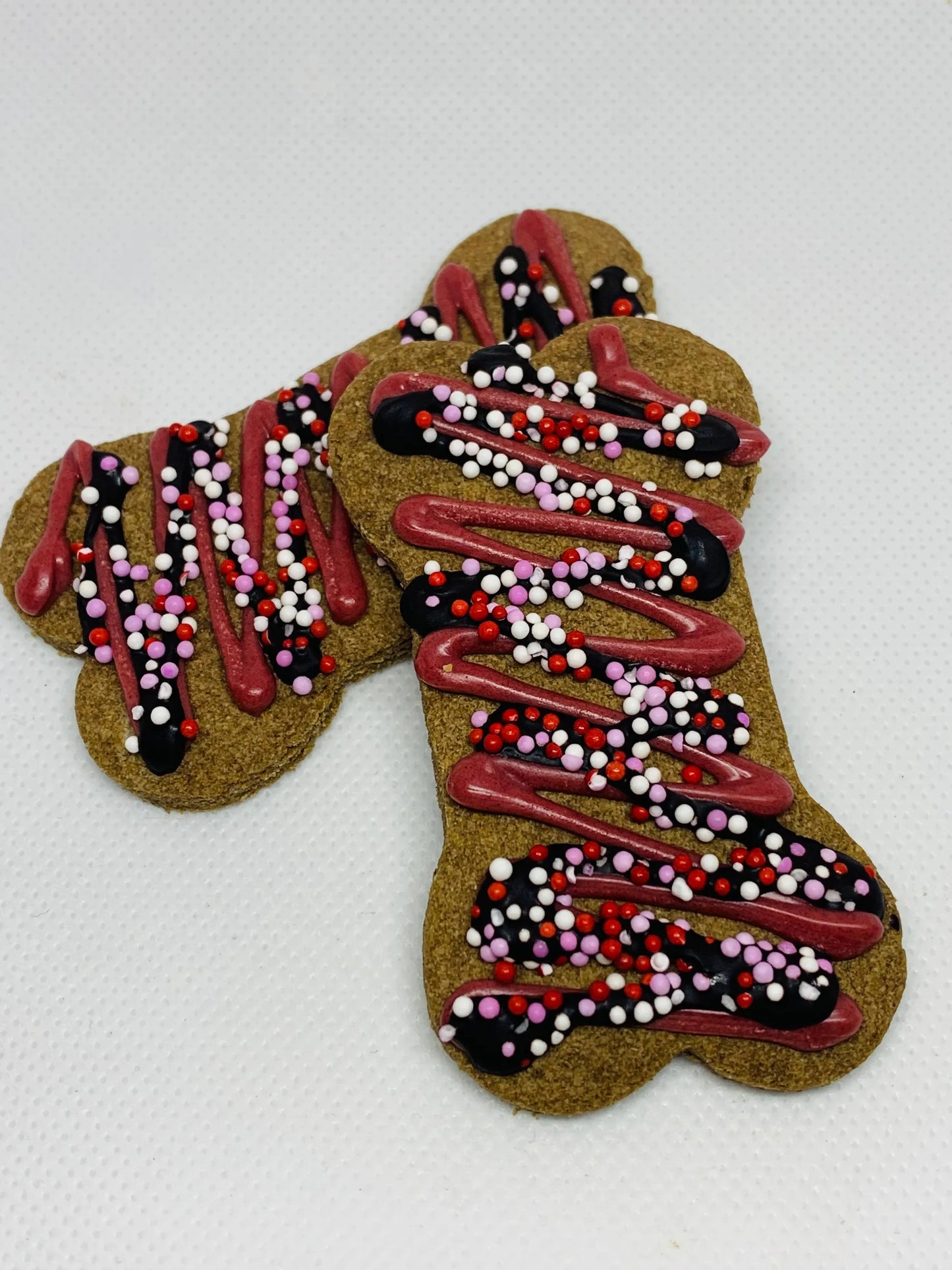 The Blue Cerebus Dog Bakery Carob Brownie Delight Medium