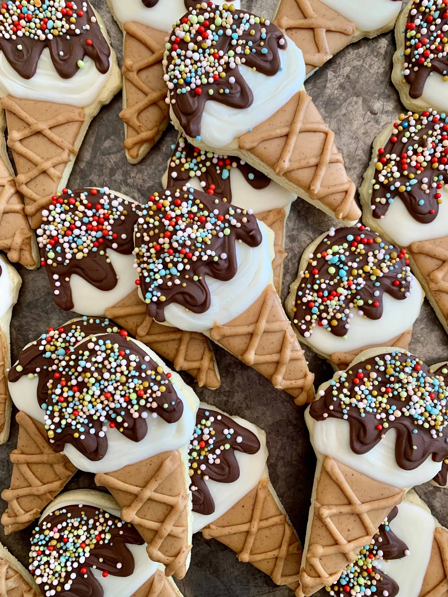 The Blue Cerebus Dog Bakery Ice Cream Cone Cookies