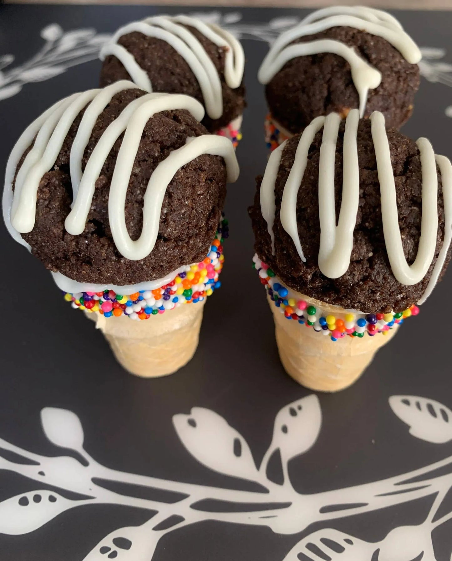 The Blue Cerebus Dog Bakery Ice Cream Cone Treat Large