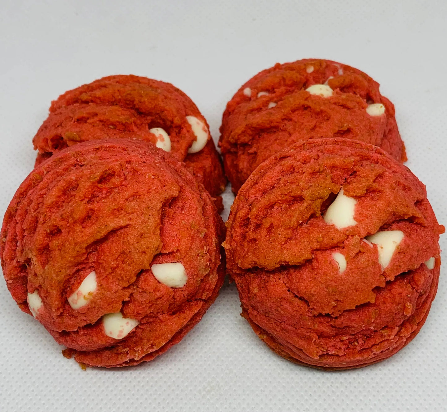 The Blue Cerebus Dog Bakery Red Velvet Honey Cake Balls