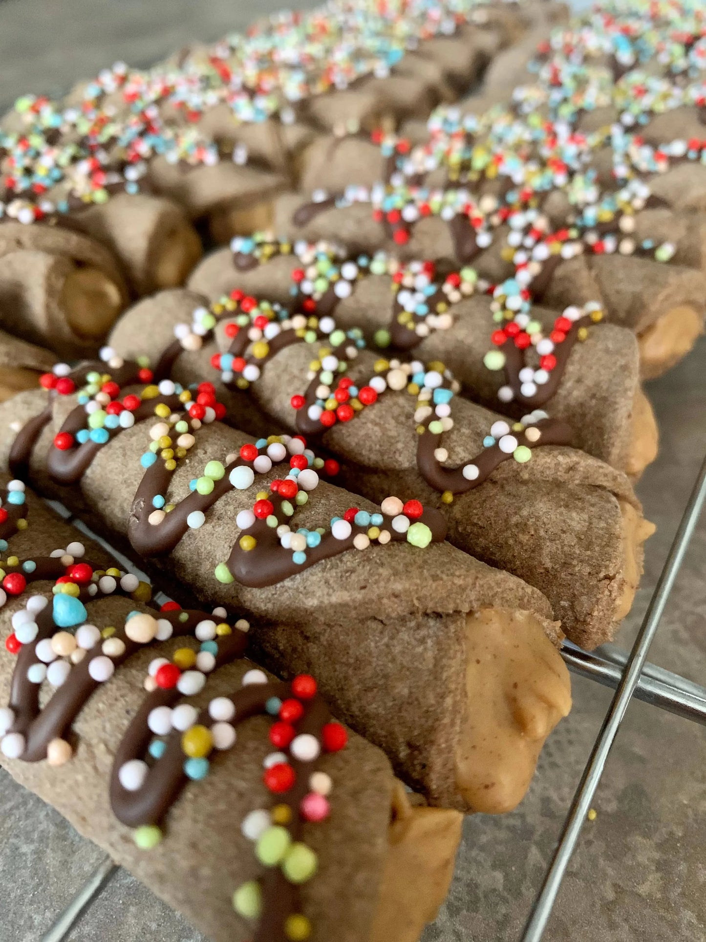 The Blue Cerebus Dog Bakery Cannoli-Style Dog Treats Medium