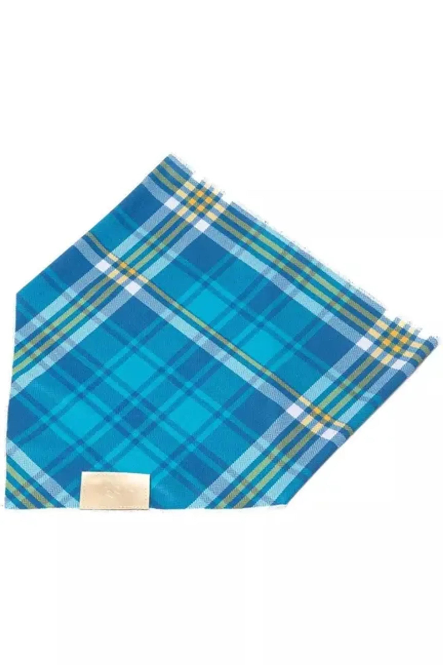 Blue Spruce Plaid Dog Bandana - Your Pet Connection
