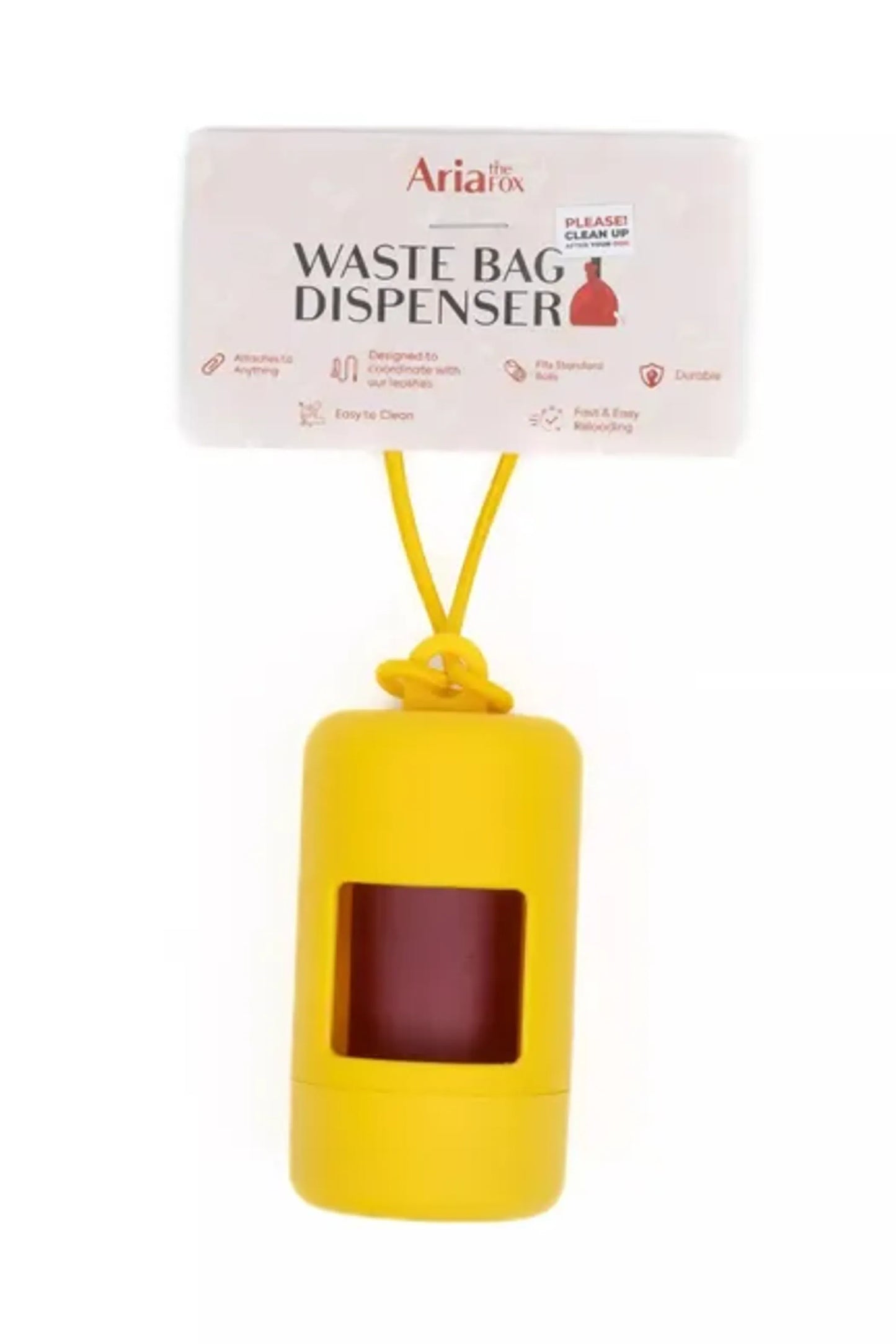 Sun Kissed Yellow Waste Bag Dispenser - Your Pet Connection