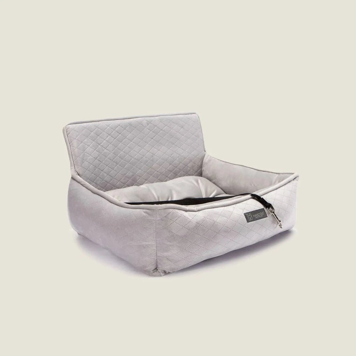 Nandog Dog Car Seat (LIGHT GREY) - LARGE - Your Pet Connection