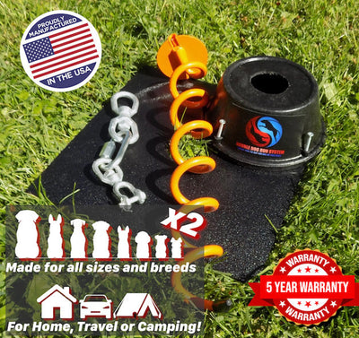 Infinitely Tied Heavy-Duty Double Dog Tie Out XL