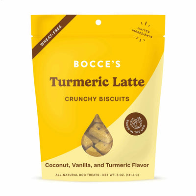 Bocce's Bakery Turmeric Latte Biscuit Dog Treats 5oz - Your Pet Connection