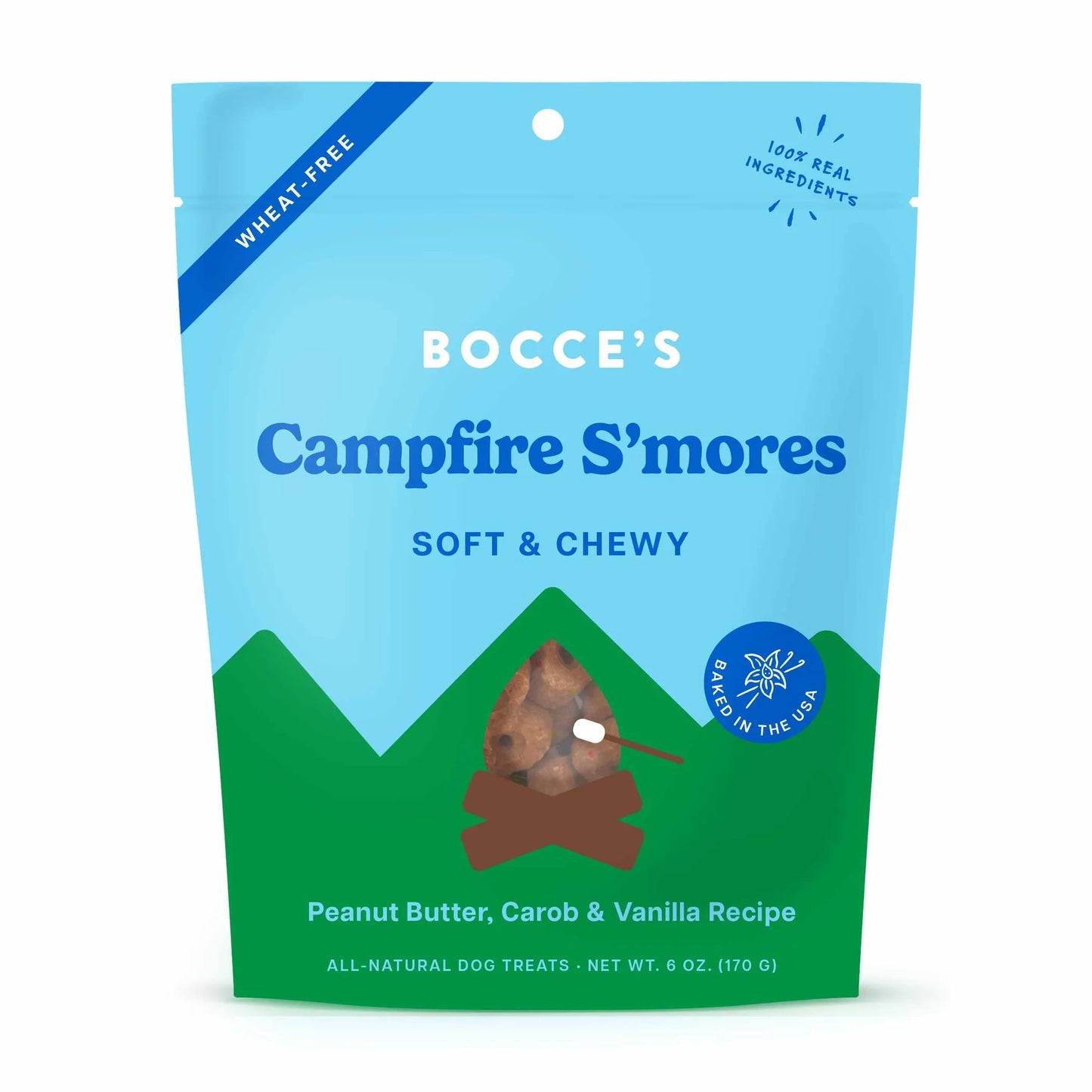 Bocce's Bakery Campfire S'mores Soft & Chewy Dog Treats 6oz - Your Pet Connection