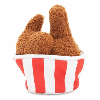 BARK Paw-Lickin' Chicken Bucket Dog Toy 6 Inch