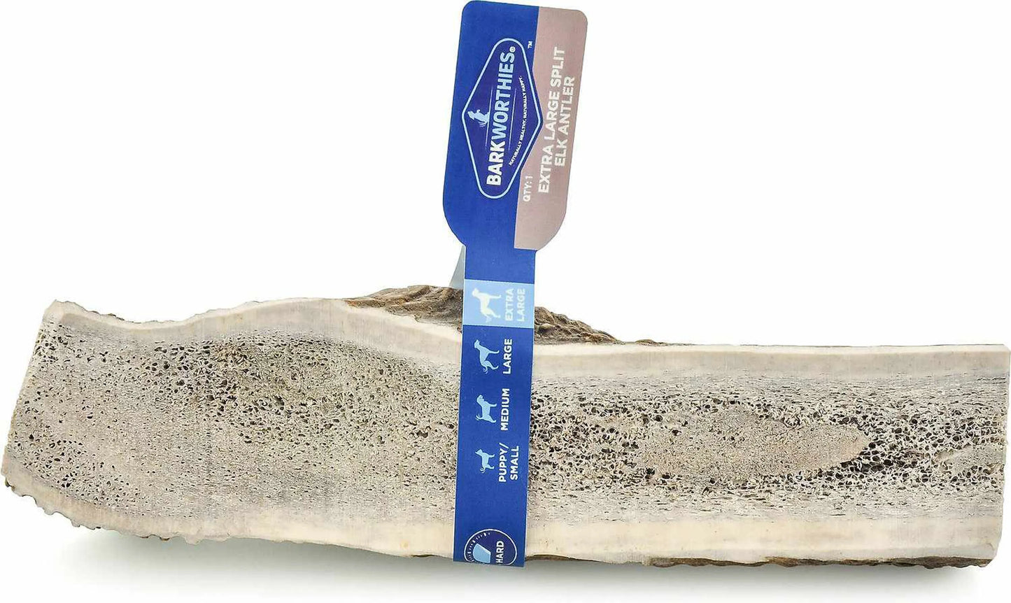 Barkworthies Split Elk Antler Chew Medium