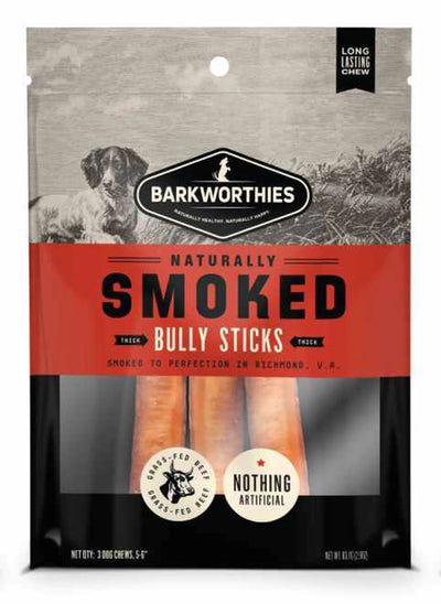 Barkworthies Smoked Bully Sticks 6 Inch