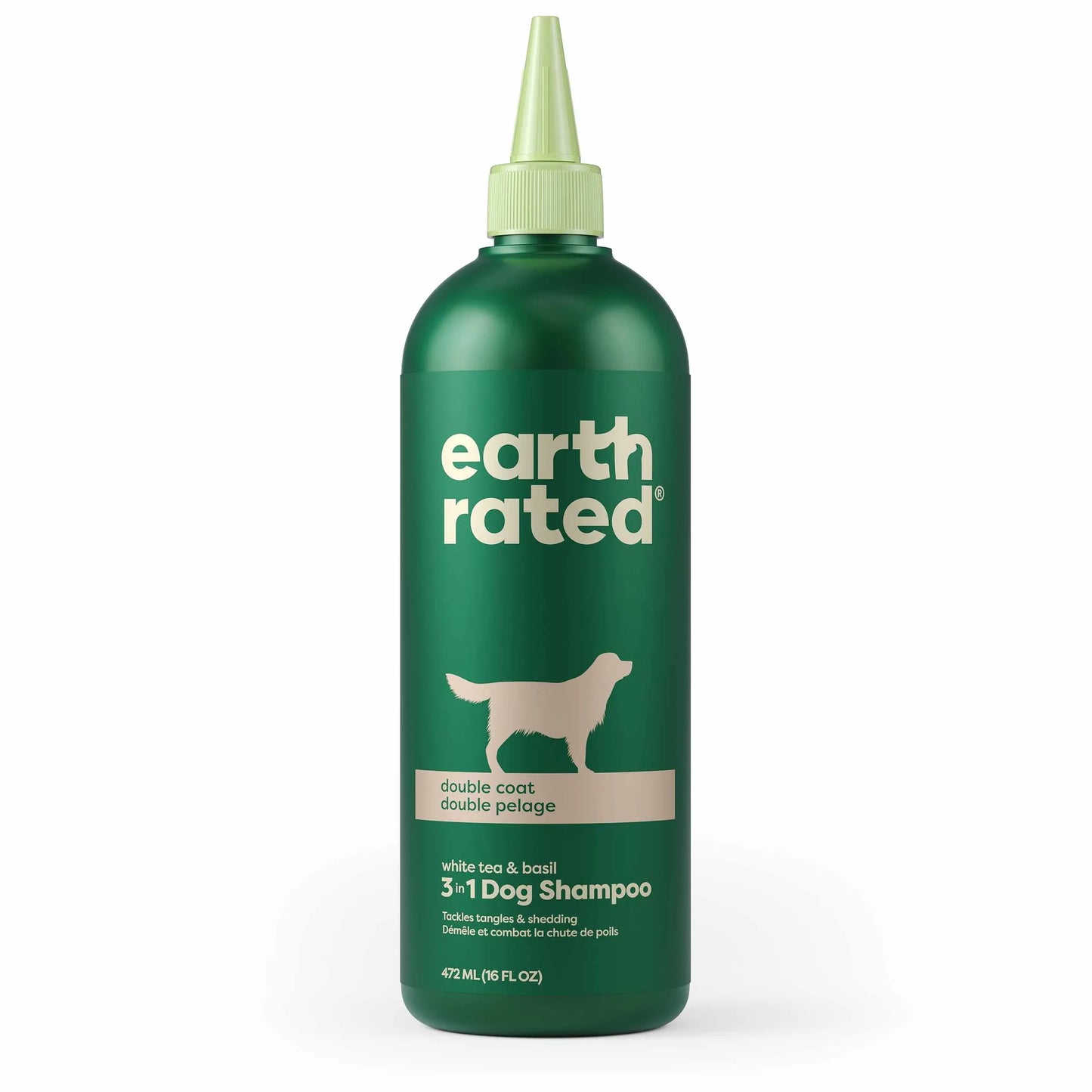 Earth Rated 3 in 1 Dog Shampoo Double Coat 16oz - Your Pet Connection