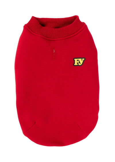 FuzzYard Red Sweater for Stylish Pets Size 2