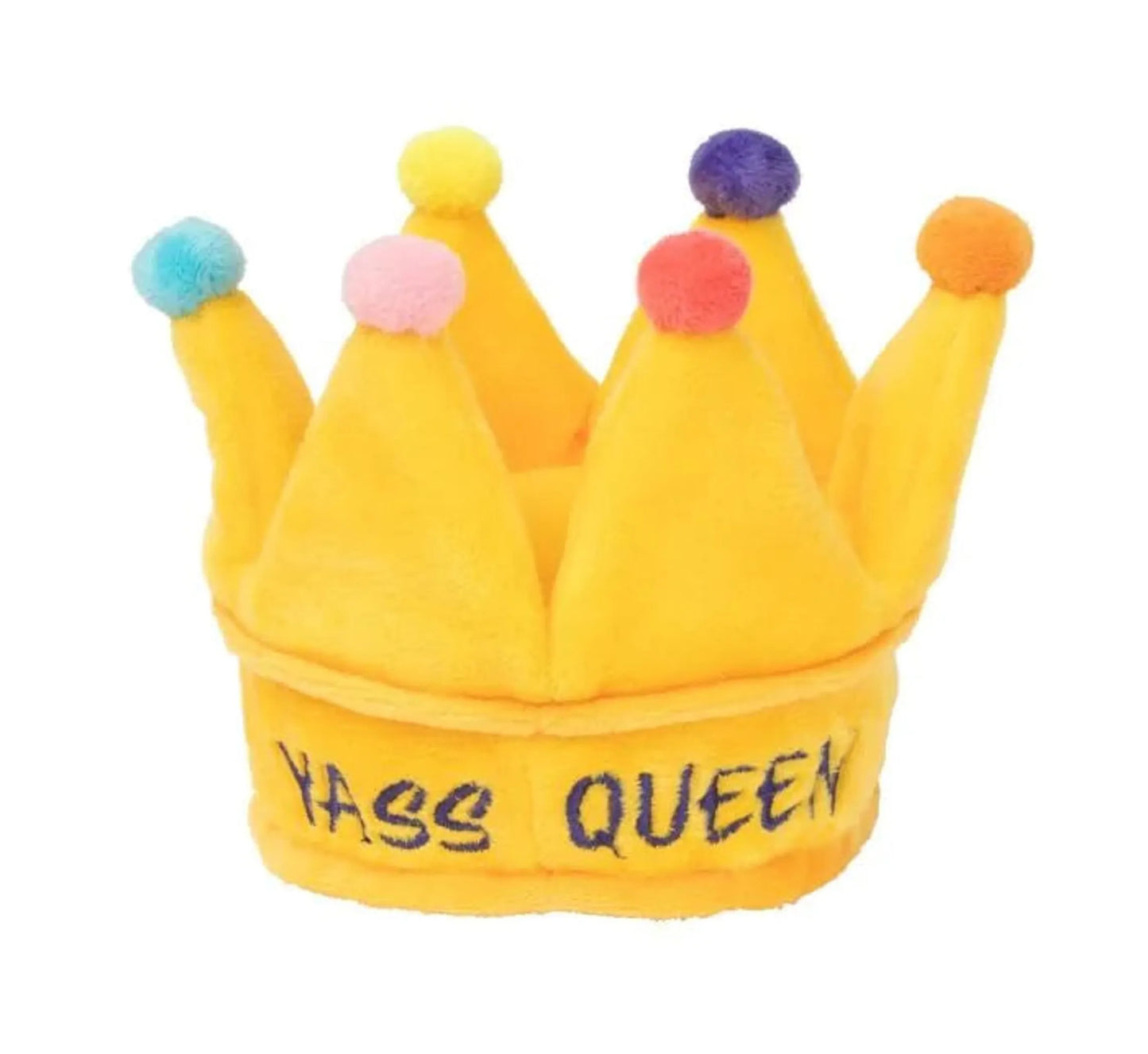 FuzzYard Yass Queen Crown Plush Dog Toy - Your Pet Connection