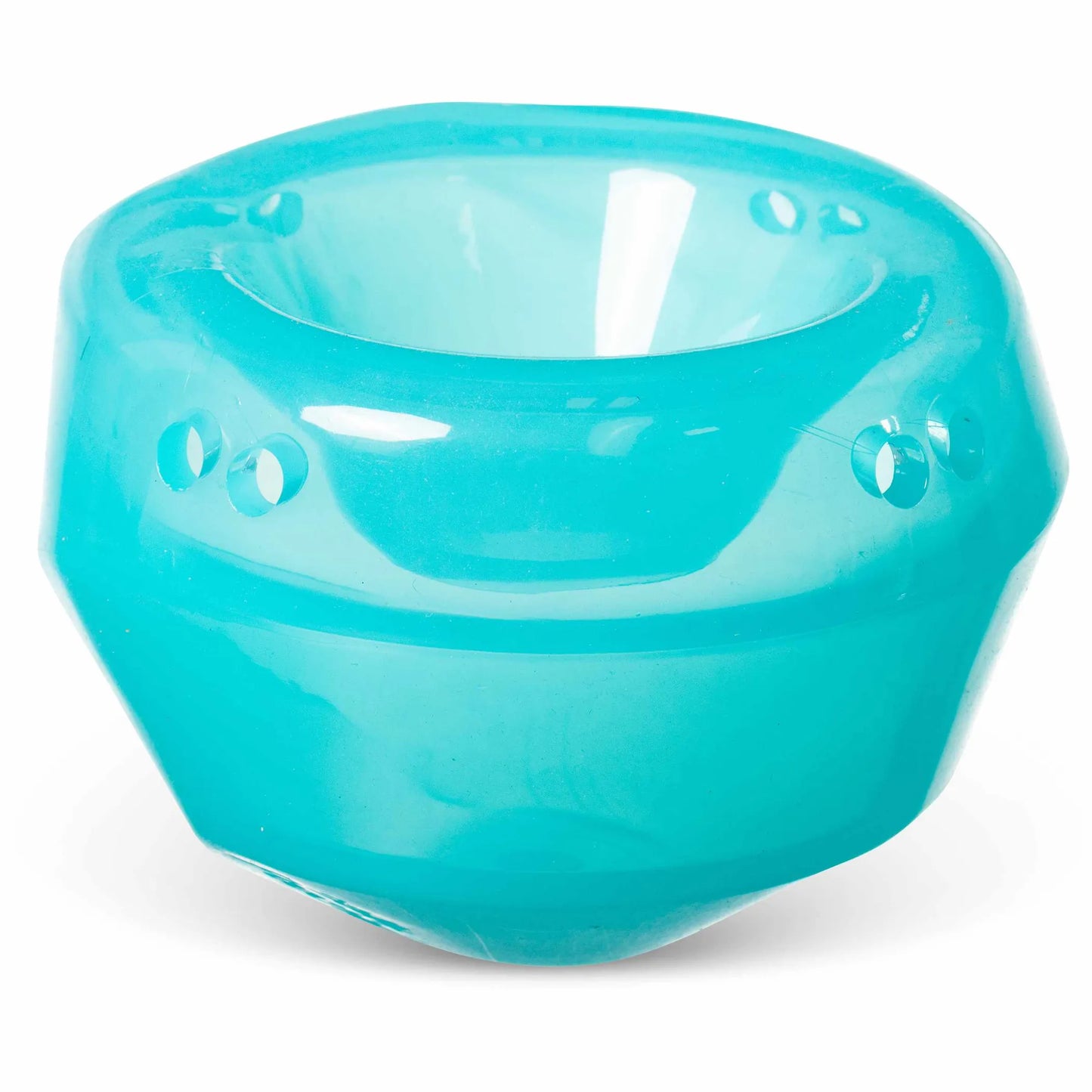 Totally Pooched Stuff'n Wobble Ball Teal 5" x 3.5" - Your Pet Connection