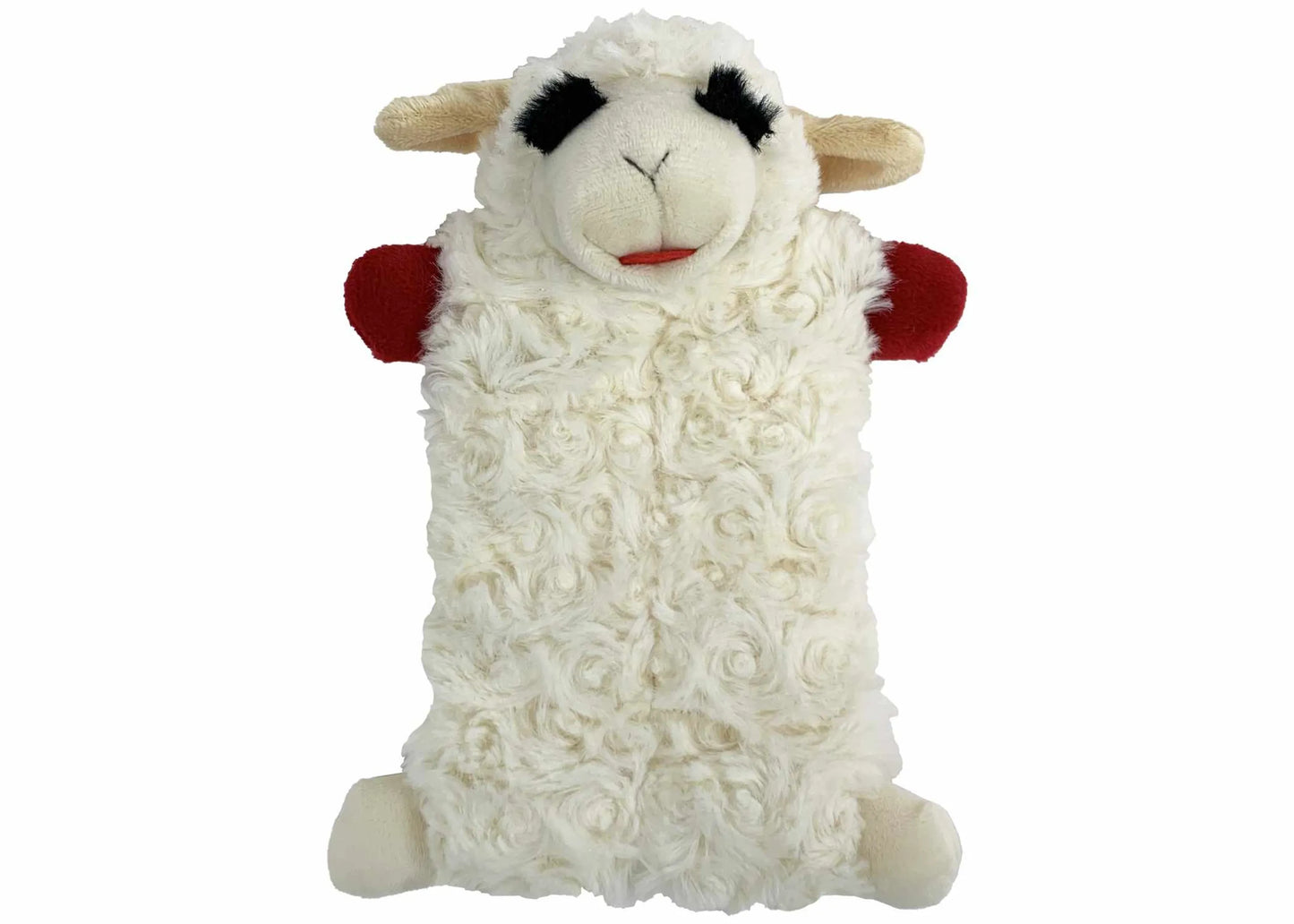 Multipet Lamb Chop Squeaker Mat Plush Toy 18 inches