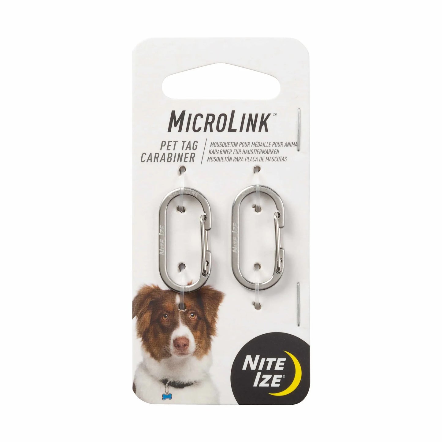 Nite Ize MicroLink Pet Carabiner 2-Pack