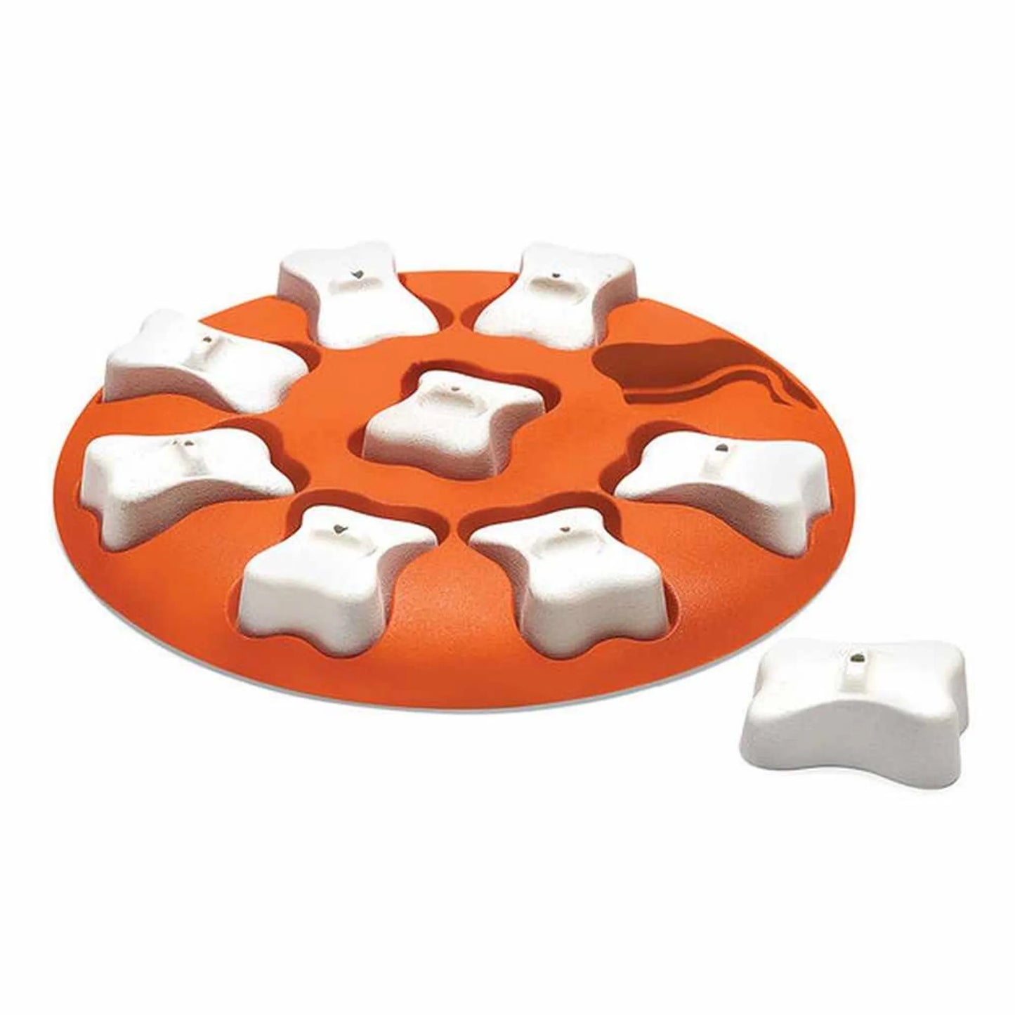Nina Ottosson Dog Smart Interactive Treat Dog Puzzle Toy Orange Level 1 - Your Pet Connection
