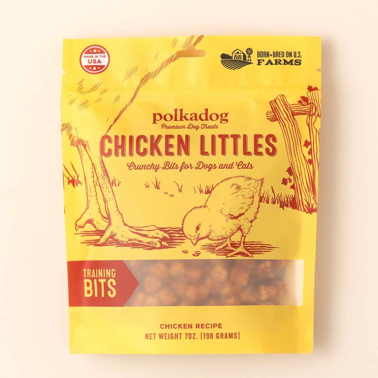 Polkadog Chicken Littles Training Bits Crunchy Dog and Cat Treats - Your Pet Connection