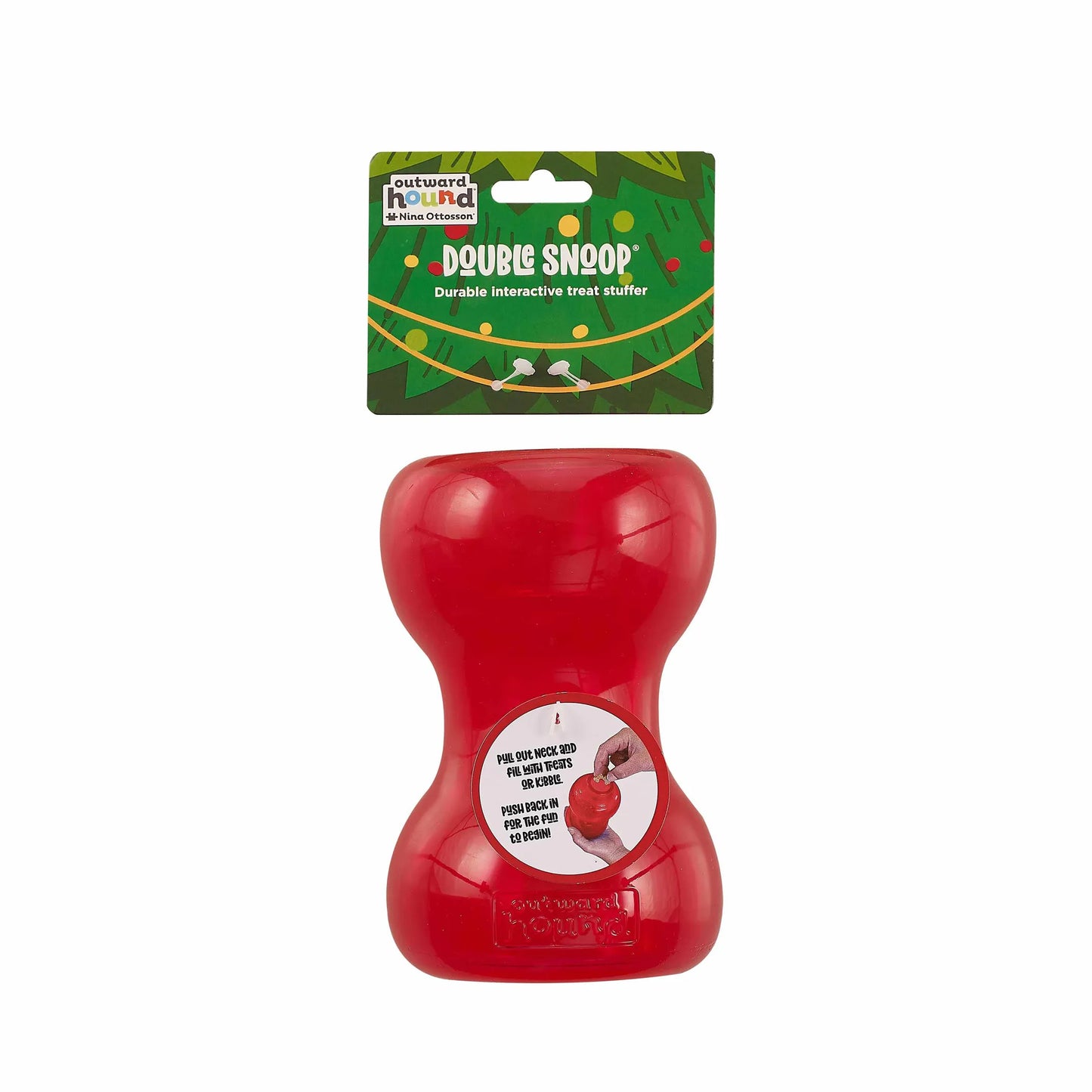 Planet Dog Orbee-Tuff Double Snoop Interactive Treat-Dispensing Dog Toy - Your Pet Connection