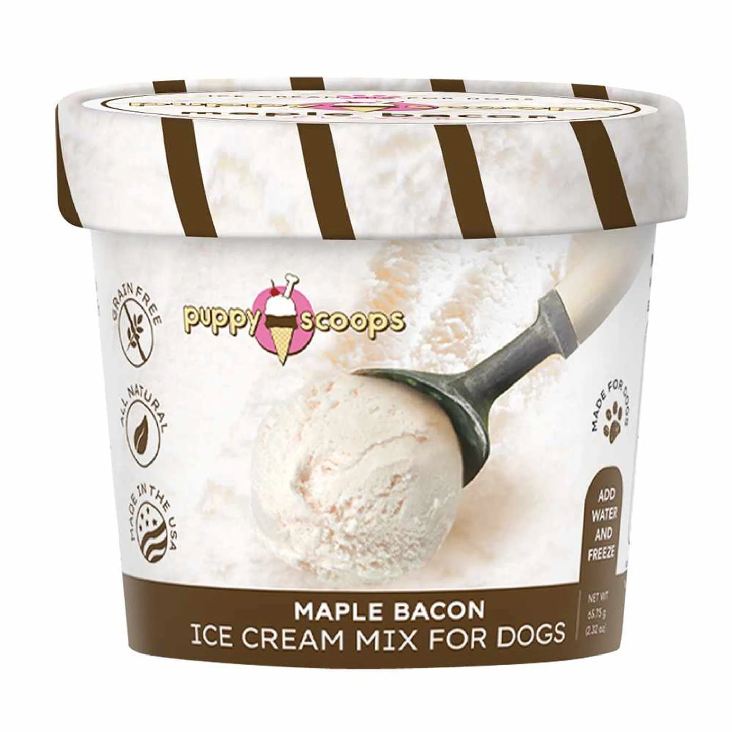 Puppy Cake Maple Bacon Ice Cream Treats for Dogs