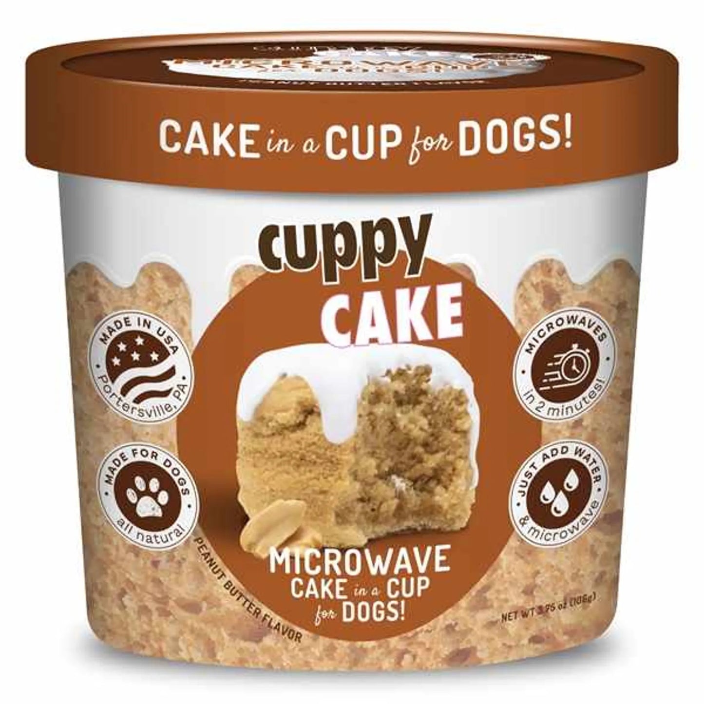 Puppy Cake Cuppy Cake Peanut Butter Flavor 4oz - Your Pet Connection