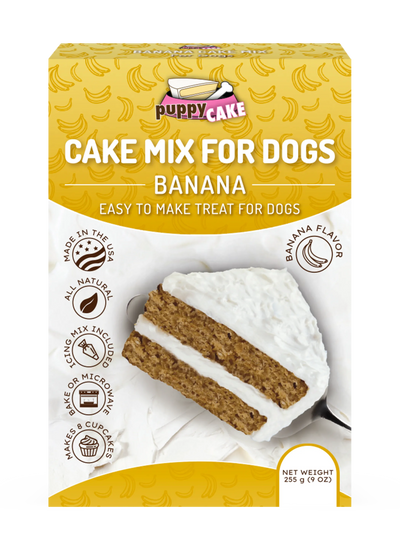 Puppy Cake Mix Banana 9oz - Your Pet Connection