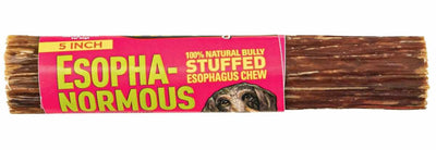 Etta Says! Esopha-normous Bully Stuffed Esophagus Chew 5in 20ct Bag - Your Pet Connection