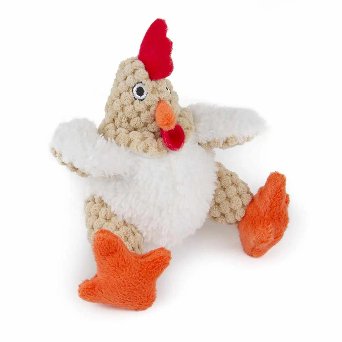 goDog Just For Me Fat White Rooster w/Chew Guard Plush Dog Toy - Your Pet Connection