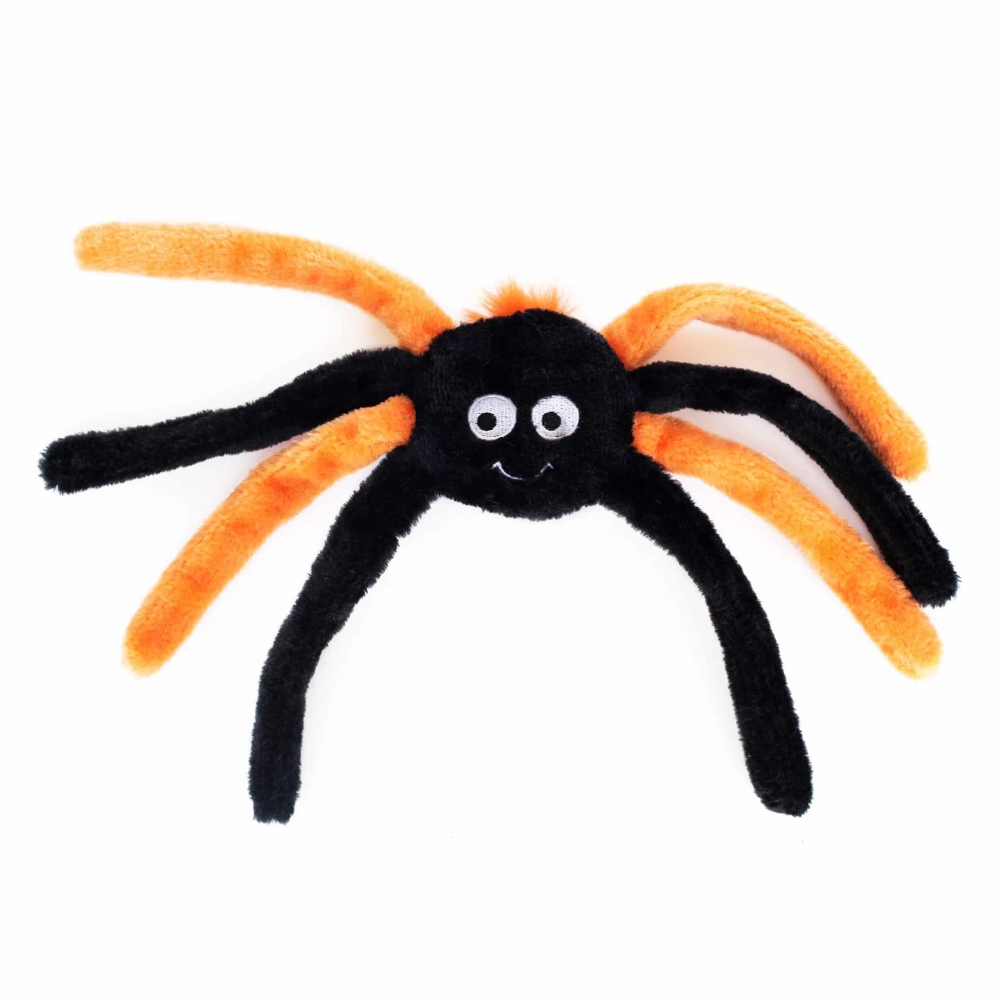ZippyPaws Spooky Squeaky Spider Plush Toy for Dogs