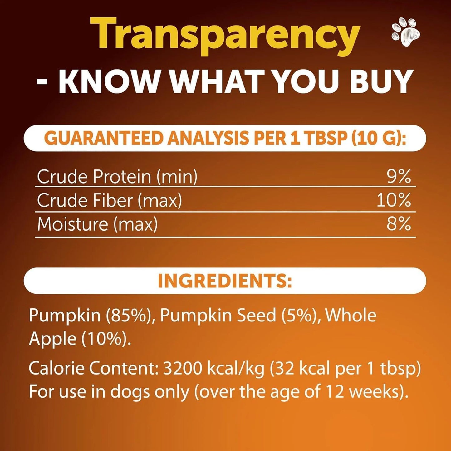 Artullano Pumpkin Supplement for Dogs 16oz