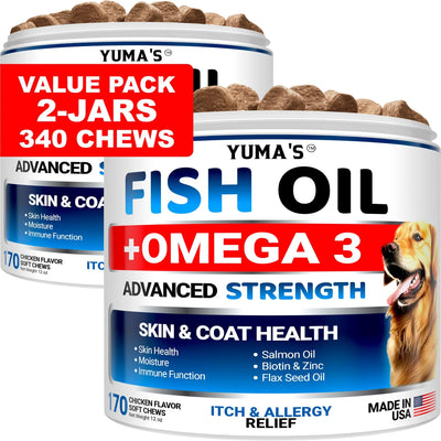 Yuma'S Dog Supplements Omega 3 Skin and Coat Chews