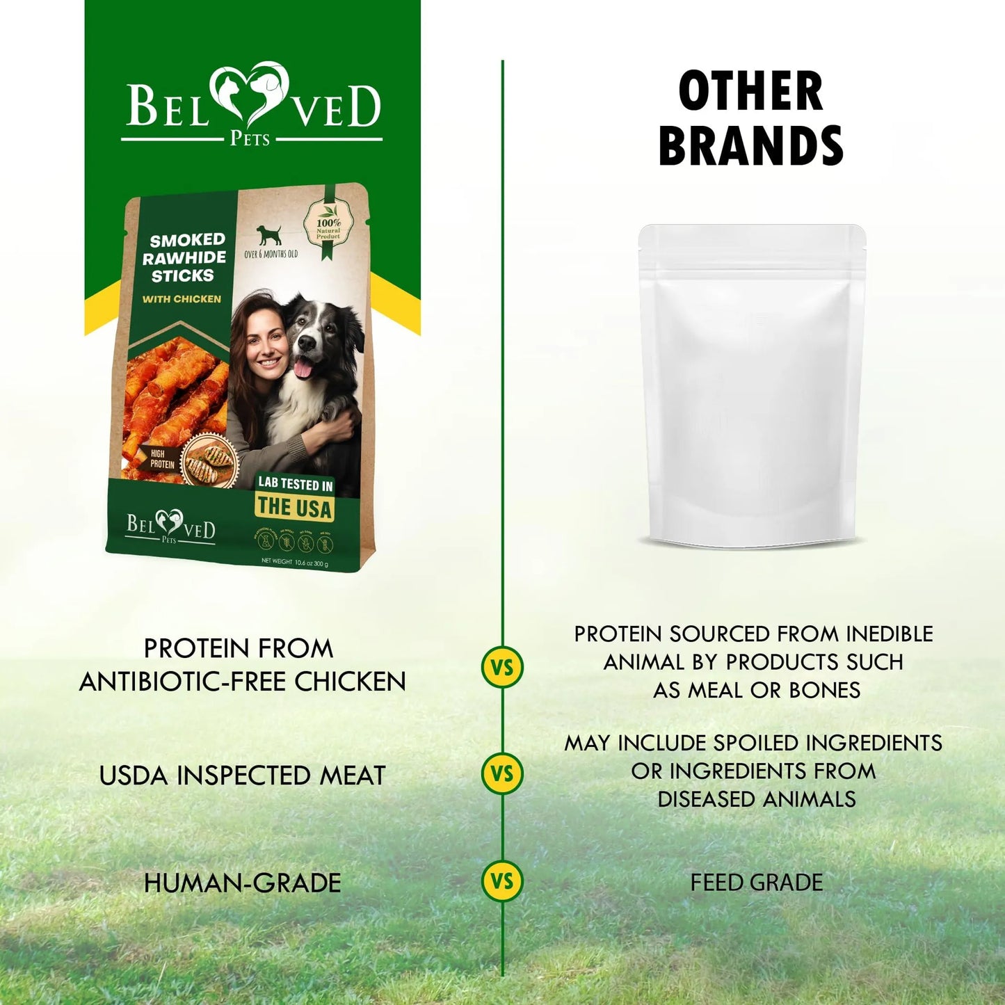 Beloved Pets Natural Chicken Dog Chews 200g