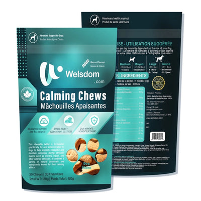 Welsdom Calming Chewable Tablets for Dogs