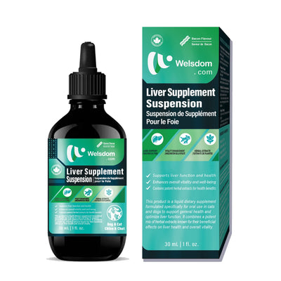 Welsdom Natural Liver Support Herbal Supplement 30mL