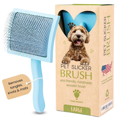 Curved Slicker Brush - Heavy Duty Grooming with Ease - Your Pet Connection