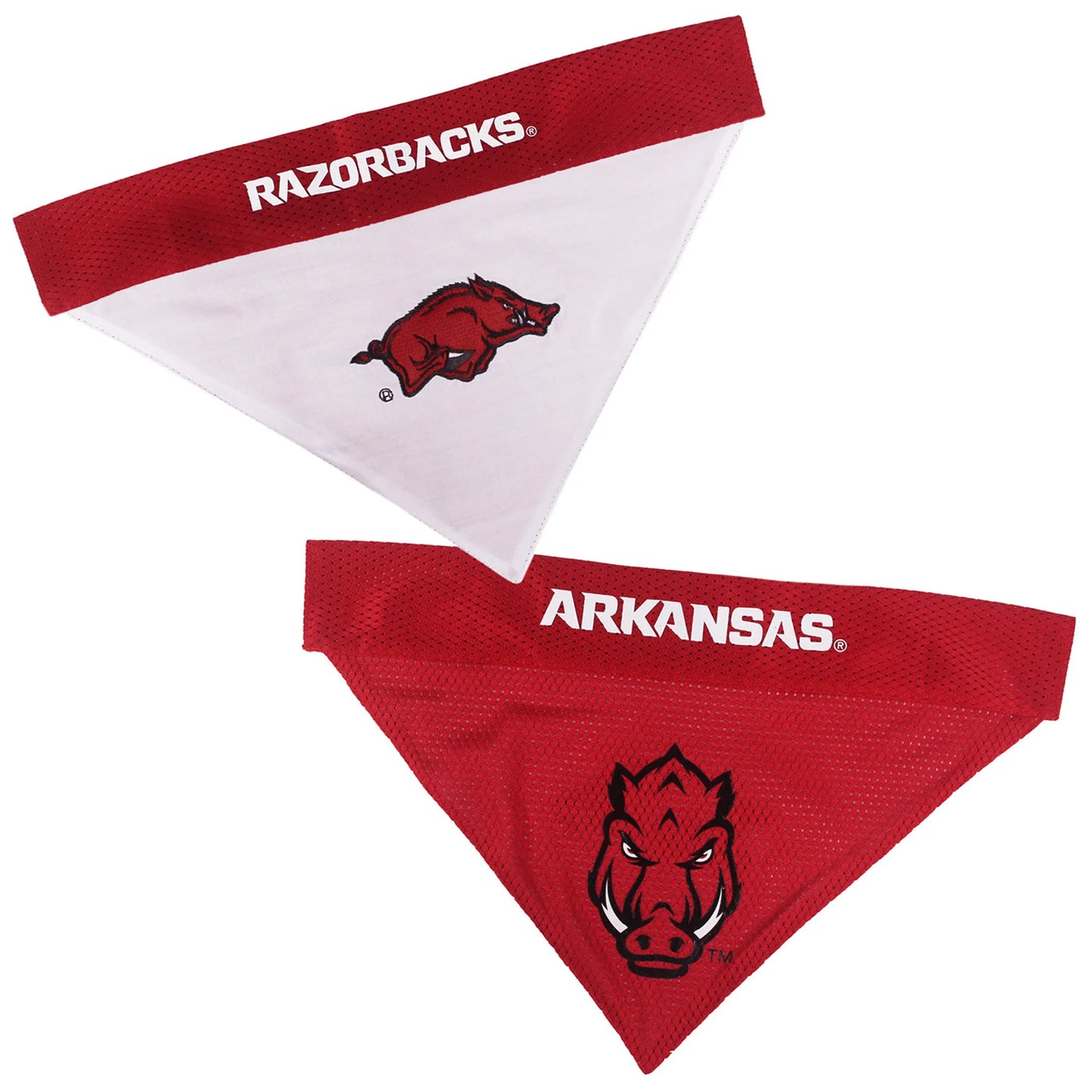 Arkansas NCAA Reversible Dog Bandana by Pets First