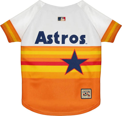 Houston Astros MLB Throwback Pet Jersey by Pets First