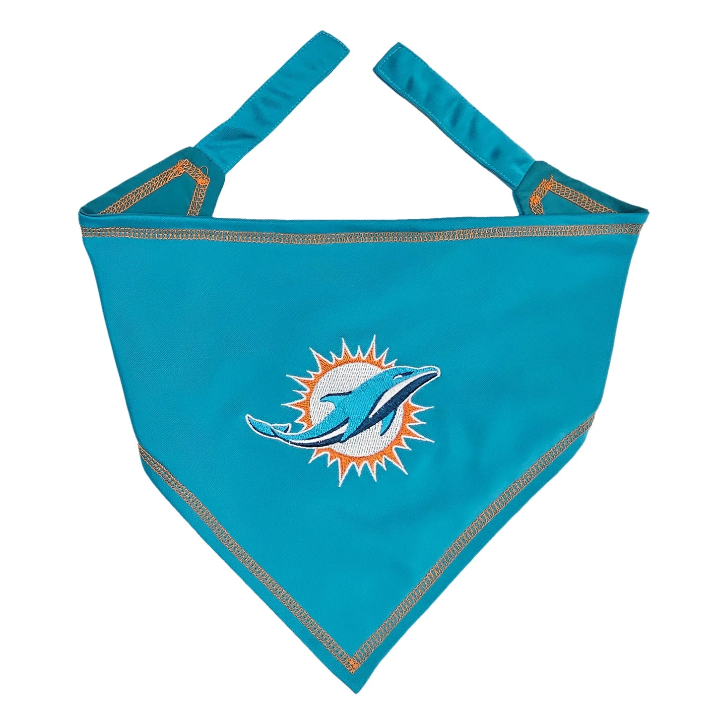Miami Dolphins Tie Around Bandana - Your Pet Connection