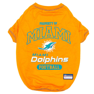 Miami Dolphins NFL Pet T-Shirt by Pets First