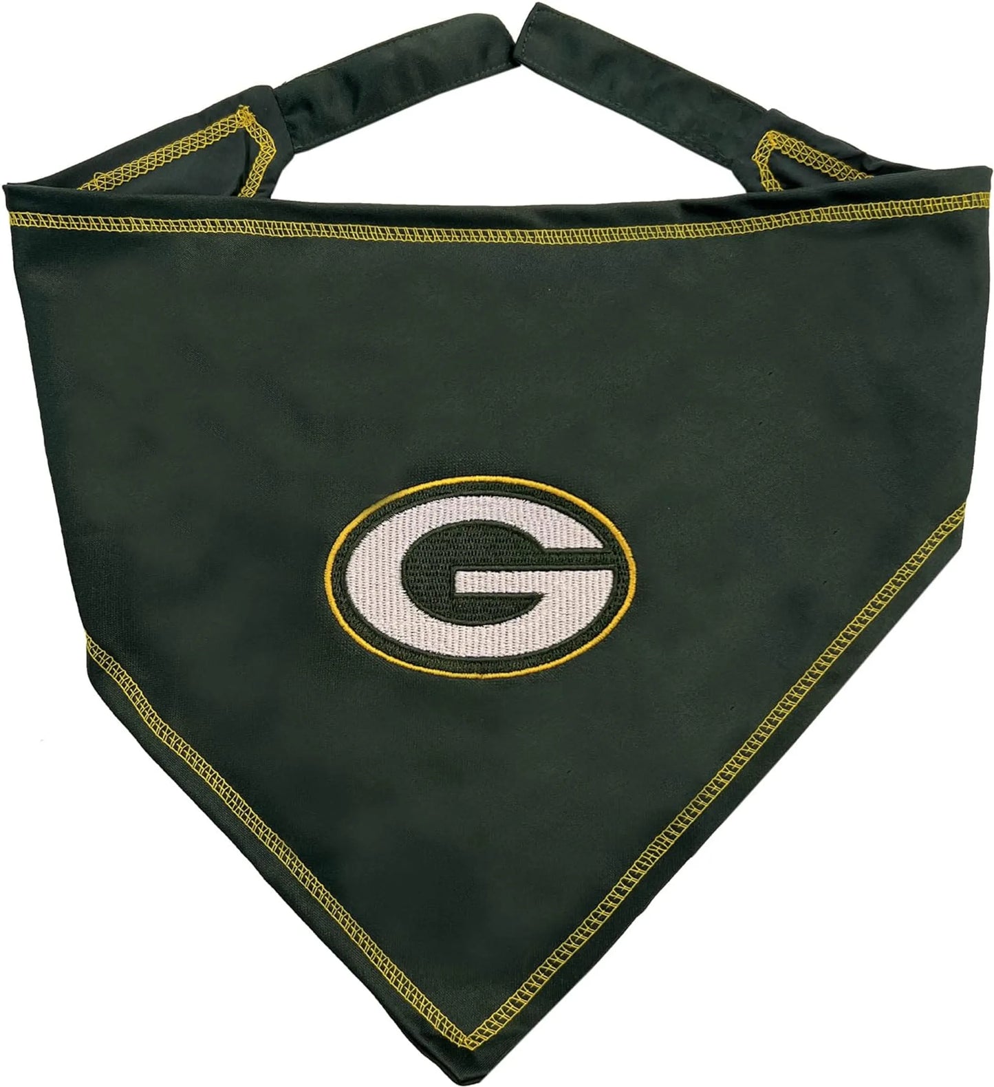 Green Bay Packers Tie Around Bandana - Your Pet Connection