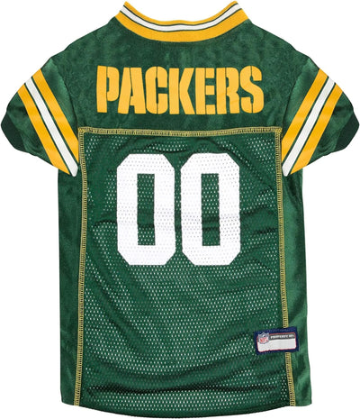 Green Bay Packers Pet Striped Jersey - Your Pet Connection