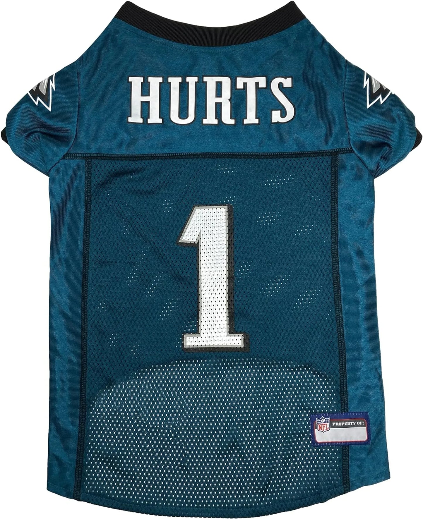 Jalen Hurts Pet Striped Jersey (Phl) - Your Pet Connection