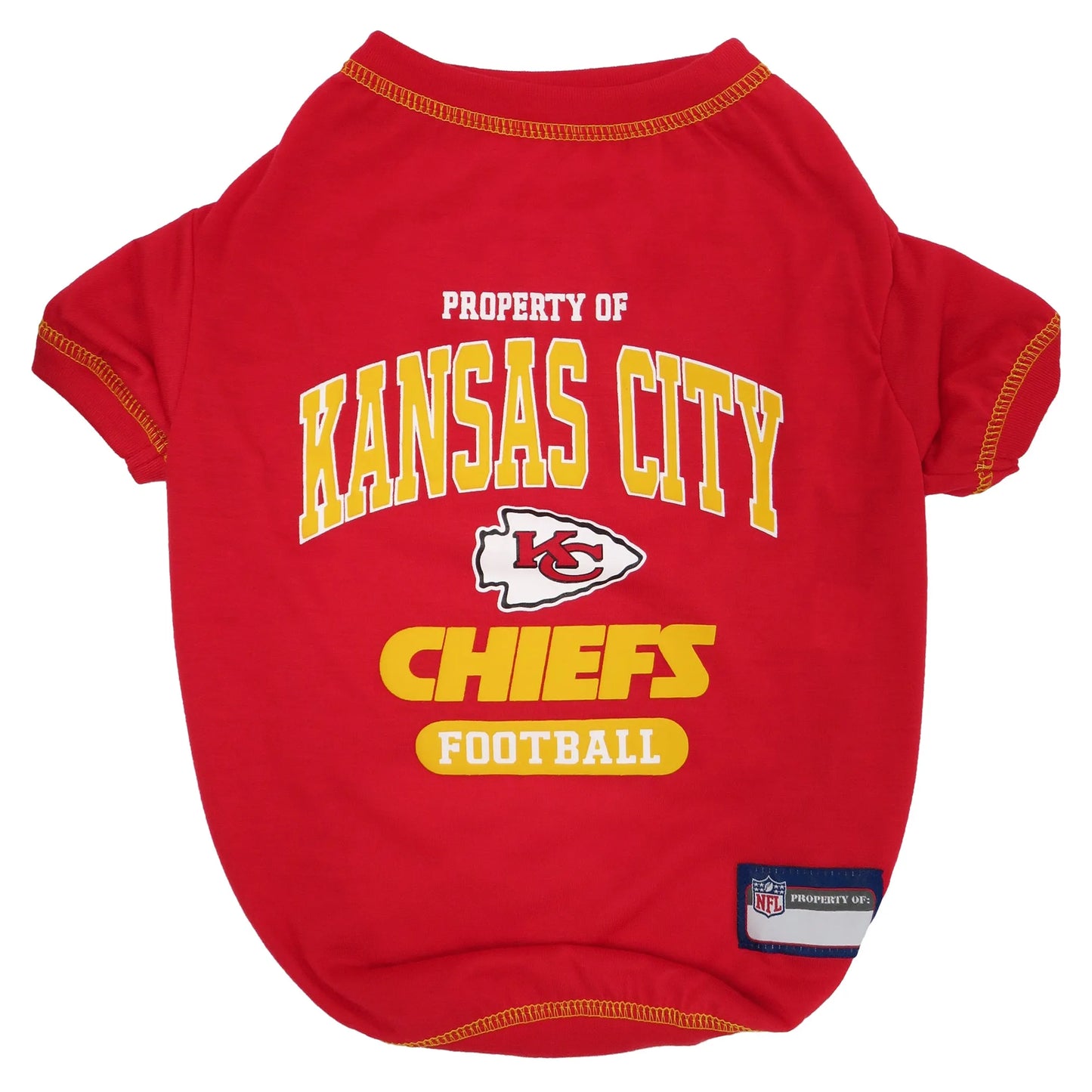 Kansas City Chiefs NFL Pet T-Shirt by Pets First