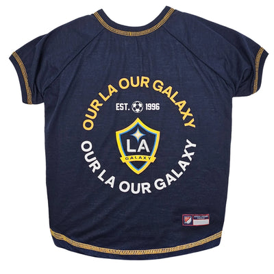 LA Galaxy MLS Pet T-Shirt by Pets First