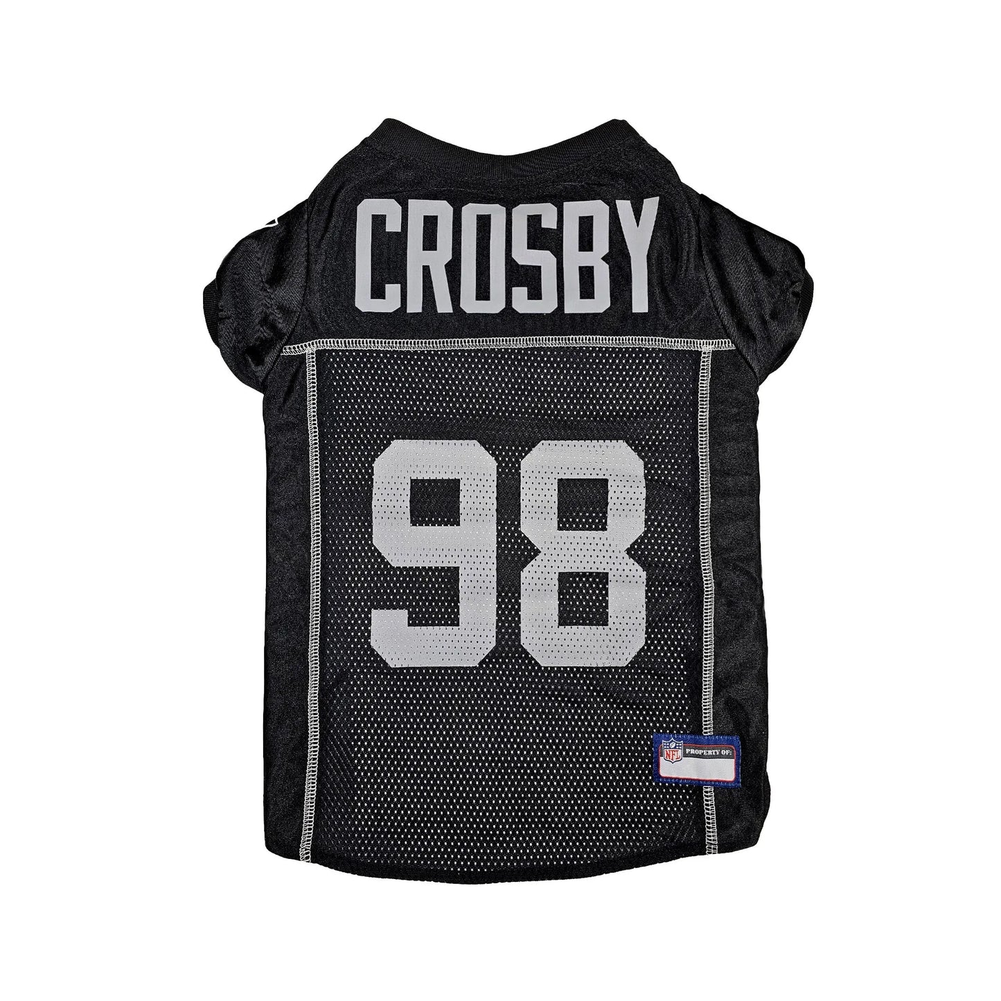 Maxx Crosby Pet Striped Jersey (Oak) - Your Pet Connection