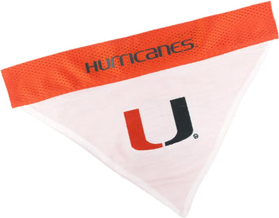 U Of Miami Reversible Bandana - Your Pet Connection