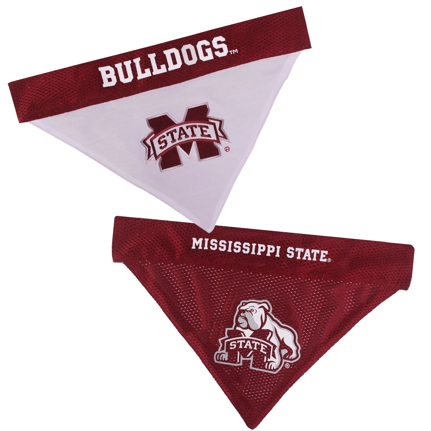 Mississippi State Reversible Bandana - Your Pet Connection