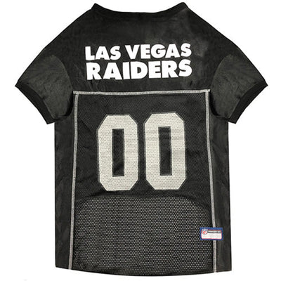 Las Vegas Raiders Pet Striped Jersey - Your Pet Connection