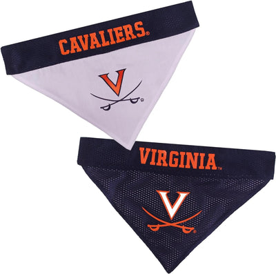 Virginia NCAA Reversible Dog Bandana by Pets First