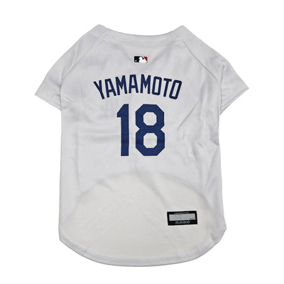 Yoshinobu Yamamoto MLBPA Dog Jersey by Pets First